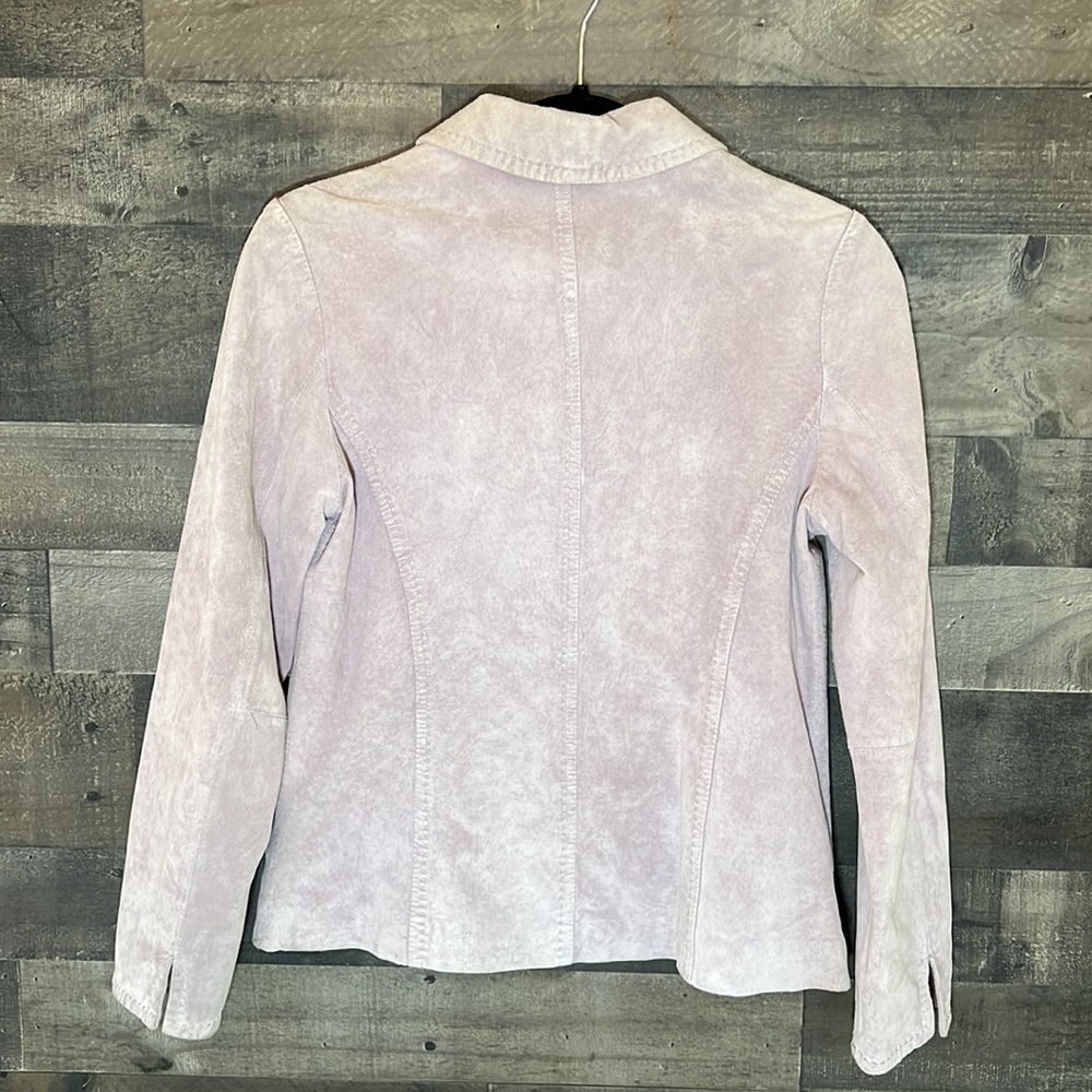 Pretty Smoky Violet Pendleton Suede Jacket - Picture 4 of 4